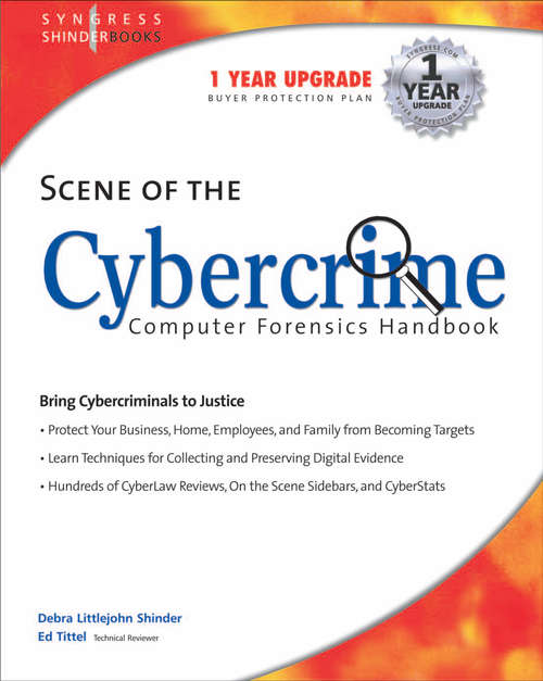 Book cover of Scene of the Cybercrime: Computer Forensics Handbook