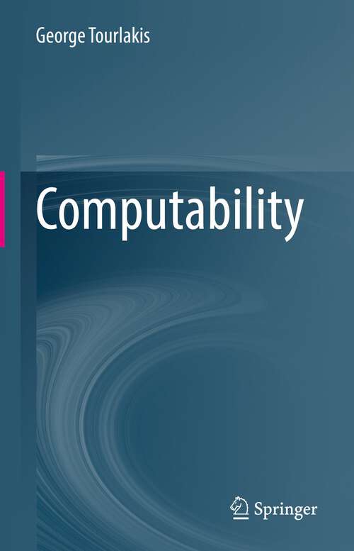 Book cover of Computability (1st ed. 2022)