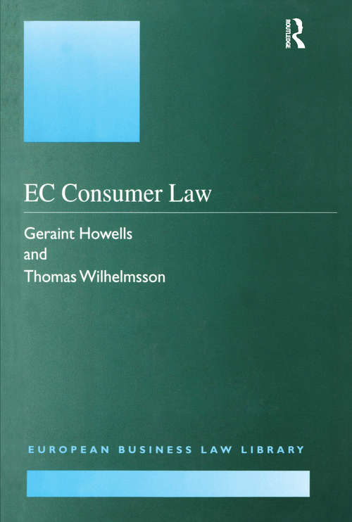Book cover of EC Consumer Law (European Business Law Library)