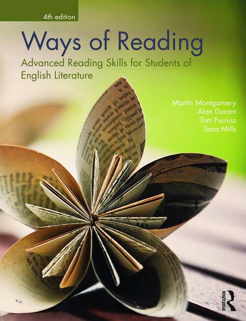 Book cover of Ways Of Reading (PDF): Advanced Reading Skills For Students Of English Literature (4)