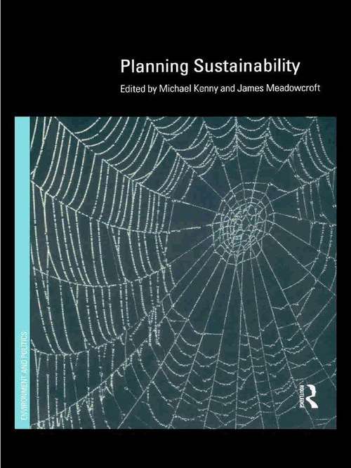 Book cover of Planning Sustainability (Environmental Politics)