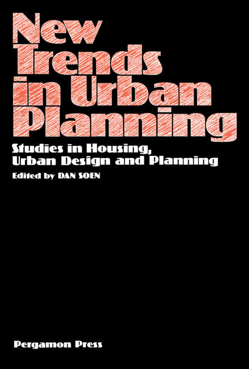 Book cover of New Trends in Urban Planning: Studies in Housing, Urban Design and Planning