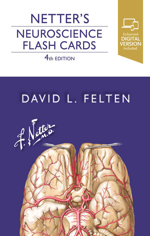 Book cover of Netter's Neuroscience Flash Cards (Netter Basic Science)