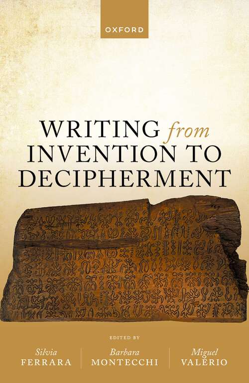 Book cover of Writing from Invention to Decipherment