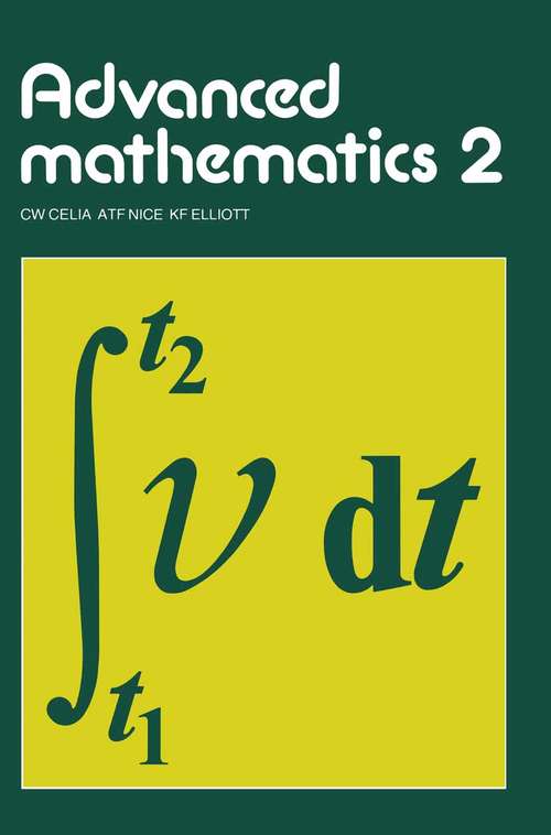 Book cover of Advanced mathematics 2 (1st ed. 1982)