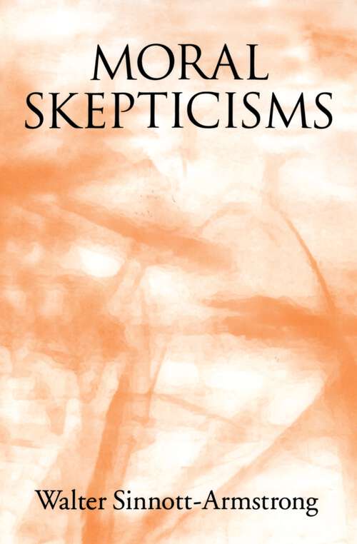 Book cover of Moral Skepticisms