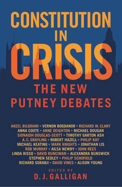 Book cover of Constitution in Crisis: The New Putney Debates