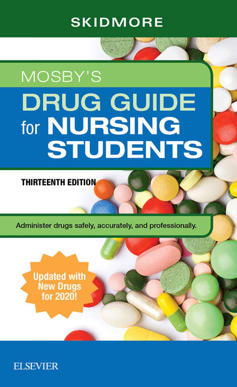 Book cover of Mosby's Drug Guide for Nursing Students, with 2020 Update - E-Book (14)