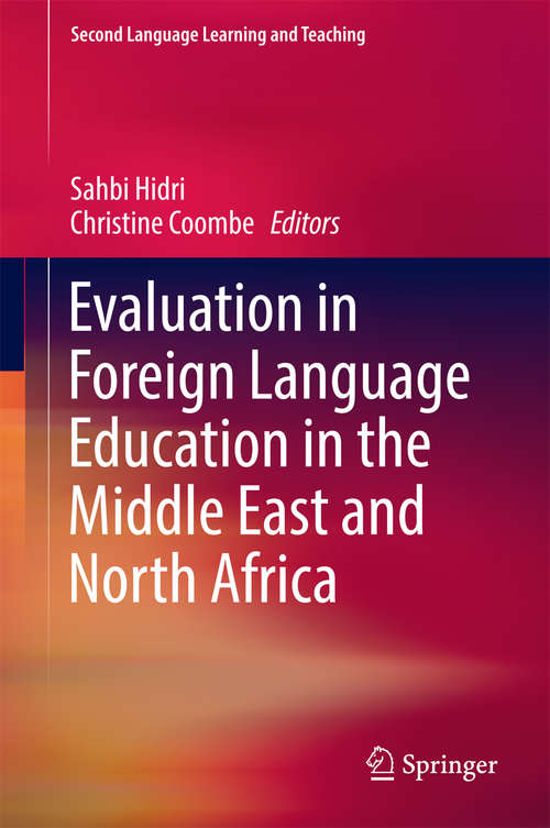 Book cover of Evaluation in Foreign Language Education in the Middle East and North Africa (Second Language Learning and Teaching)