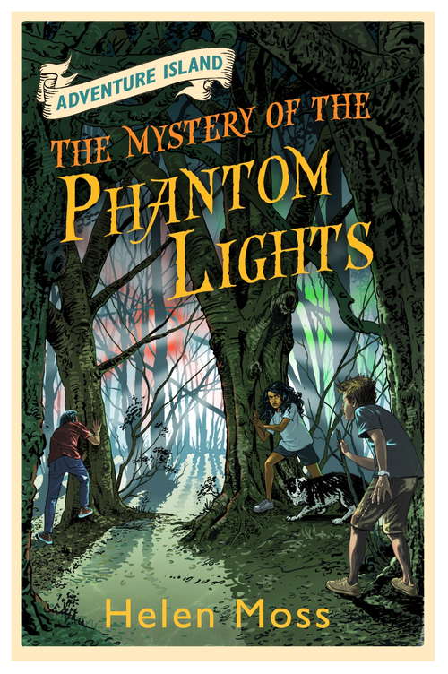 Book cover of The Mystery of the Phantom Lights: Book 14 (Adventure Island #14)