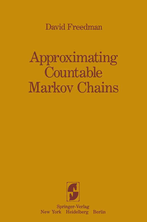 Book cover of Approximating Countable Markov Chains (1983)