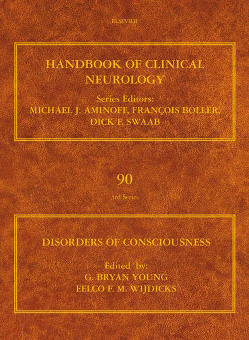 Book cover of Disorders of Consciousness (ISSN: Volume 90)