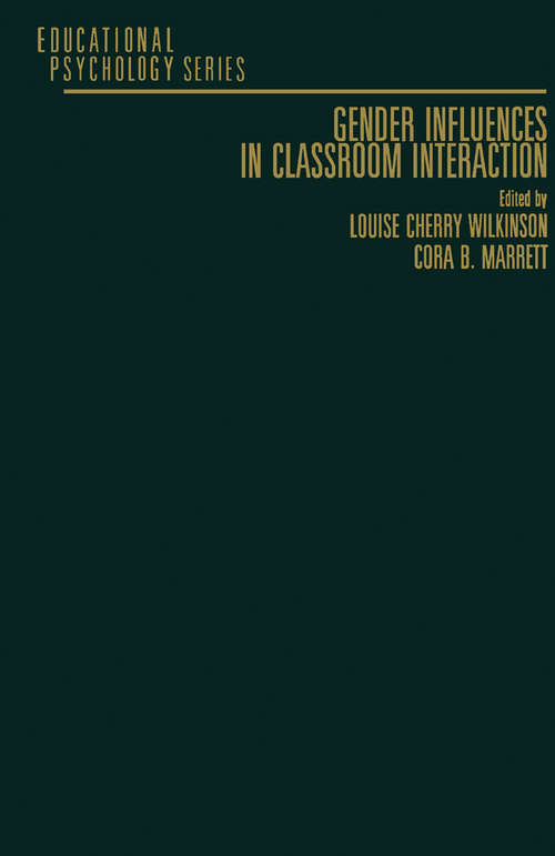 Book cover of Gender Influences in Classroom Interaction