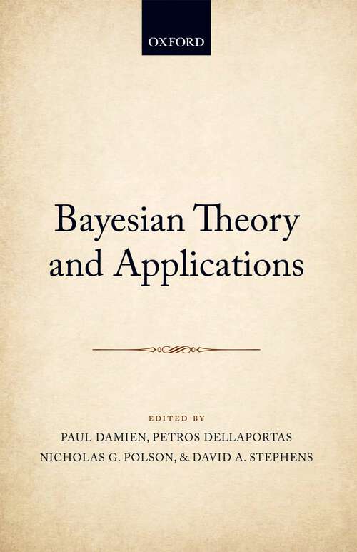 Book cover of Bayesian Theory And Applications