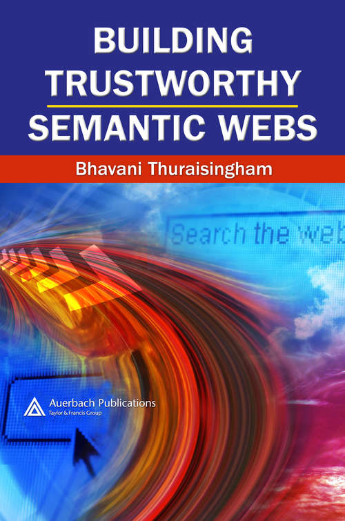 Book cover of Building Trustworthy Semantic Webs