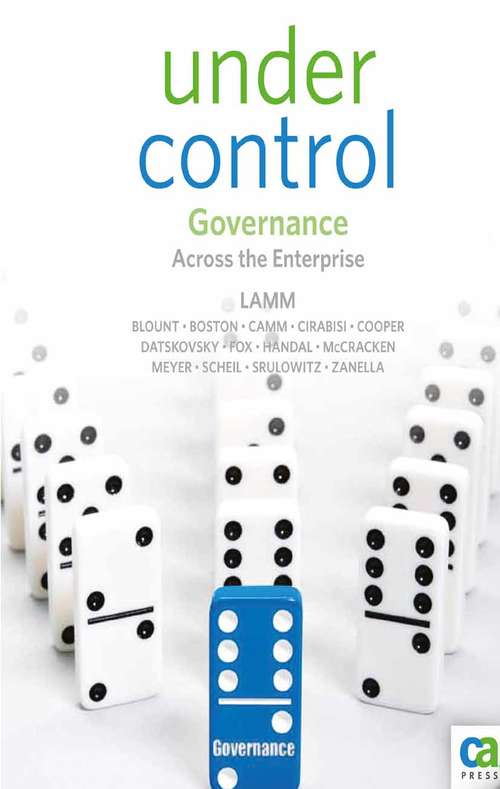 Book cover of Under Control: Governance Across the Enterprise (1st ed.)