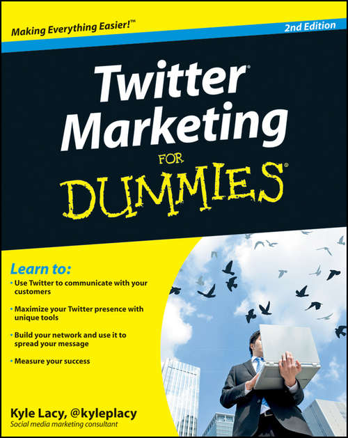 Book cover of Twitter Marketing For Dummies (2)