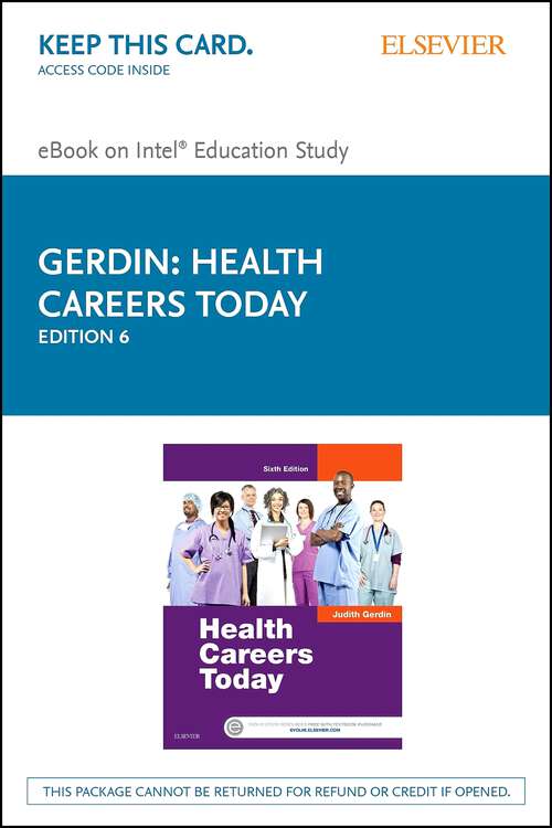 Book cover of Health Careers Today - E-Book: Health Careers Today - E-Book (6)