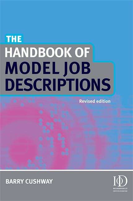 Book cover of The Handbook of Model Job Descriptions (1st edition) (PDF)