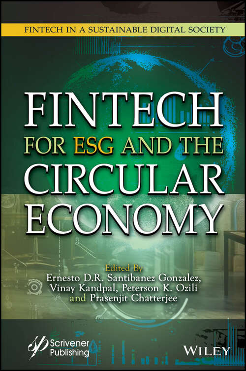 Book cover of Fintech for ESG and the Circular Economy