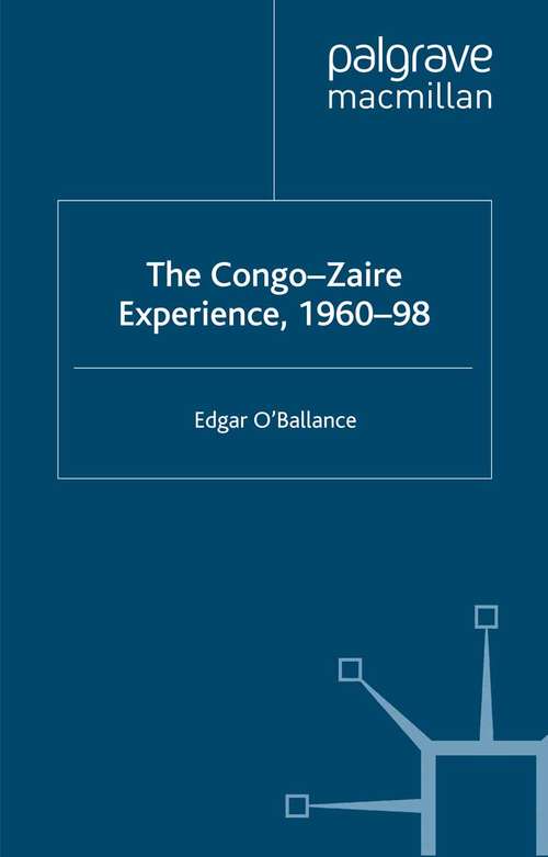 Book cover of The Congo-Zaire Experience, 1960–98 (2000)