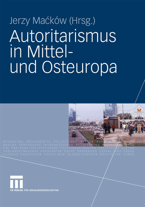 Book cover of Autoritarismus in Mittel- und Osteuropa (2009)