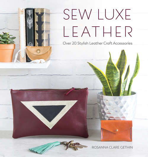 Book cover of Sew Luxe Leather: Over 20 stylish leather craft accessories