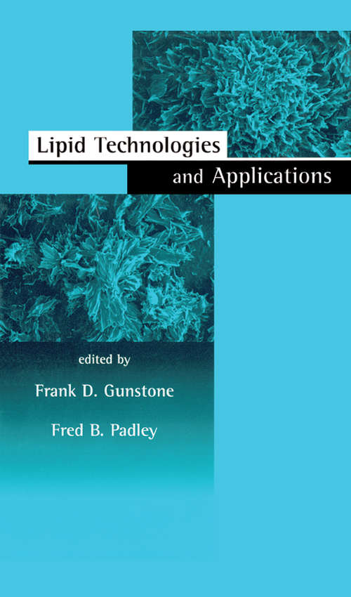 Book cover of Lipid Technologies and Applications