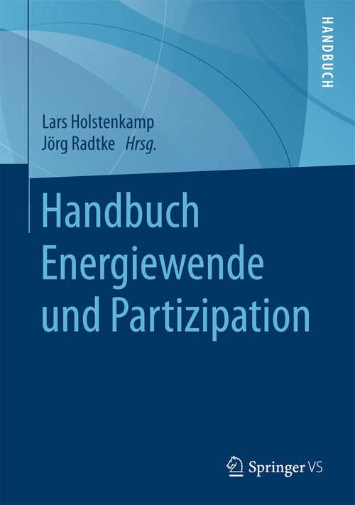 Book cover of Handbuch Energiewende und Partizipation