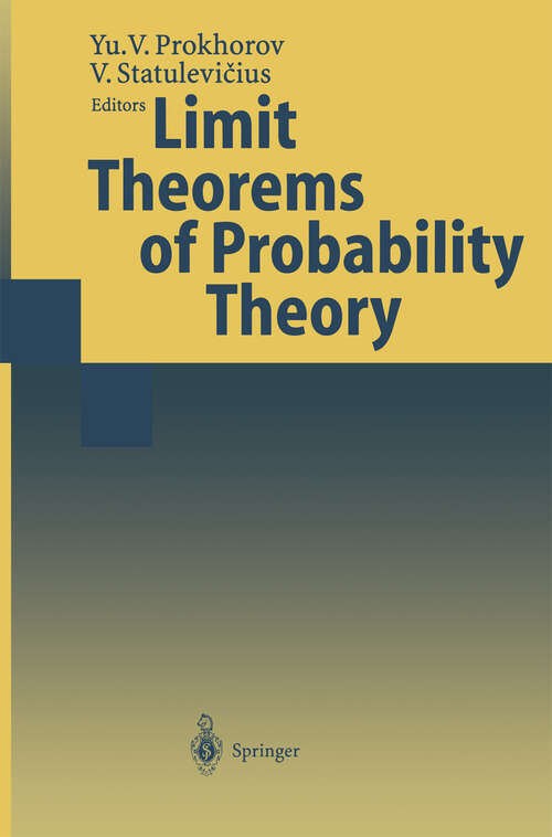 Book cover of Limit Theorems of Probability Theory (2000)