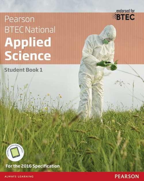 Book cover of Btec Level 3 Nationals Applied Science Student Book 1 (PDF)