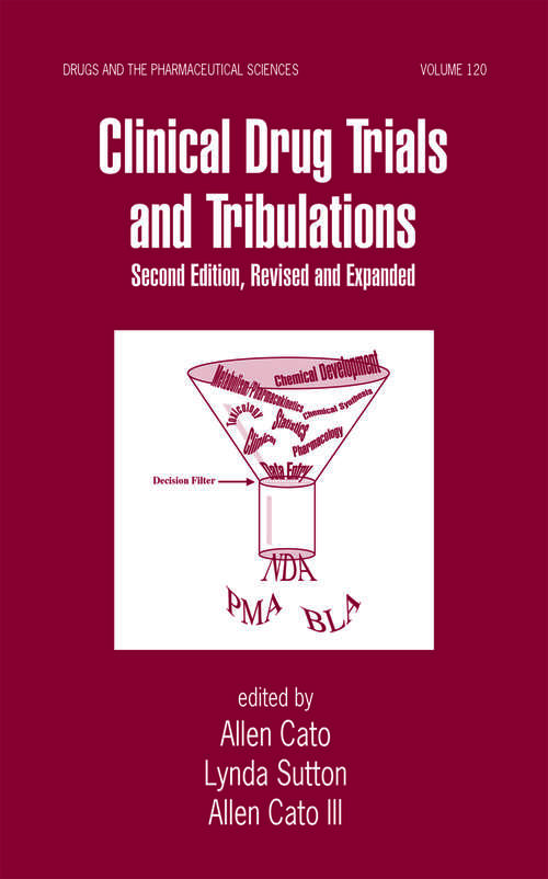 Book cover of Clinical Drug Trials and Tribulations, Revised and Expanded (2)
