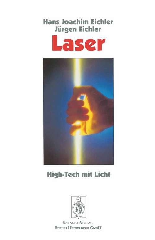 Book cover of Laser: High-Tech mit Licht (1995)