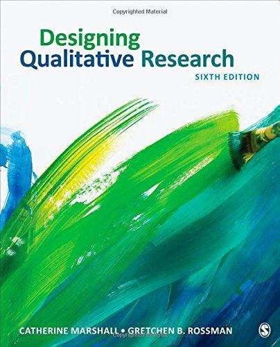 Book cover of Designing Qualitative Research (6th edition) (PDF)