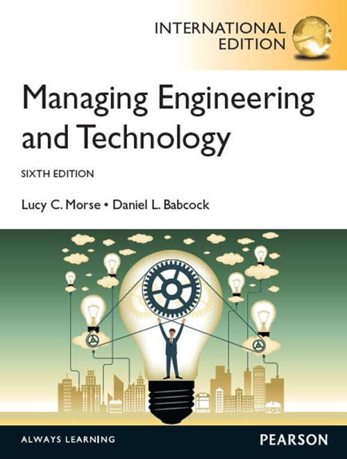 Book cover of Managing Engineering and Technology: International Edition