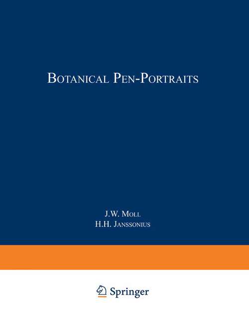 Book cover of Botanical Pen-Portraits (1923)