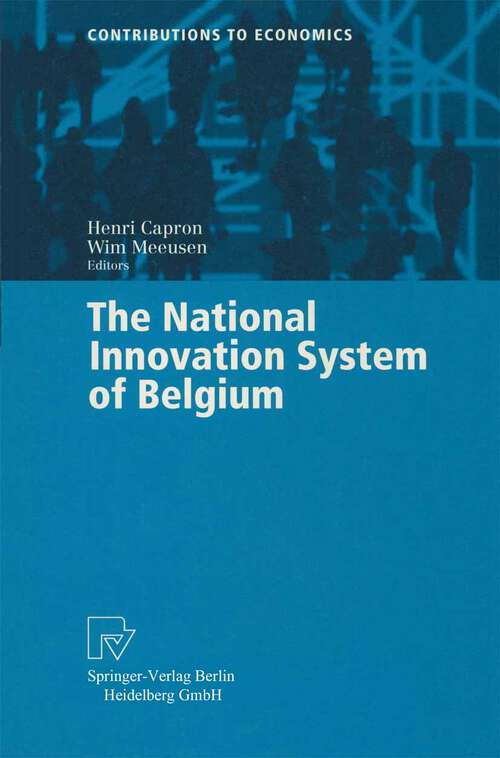 Book cover of The National Innovation System of Belgium (2000) (Contributions to Economics)