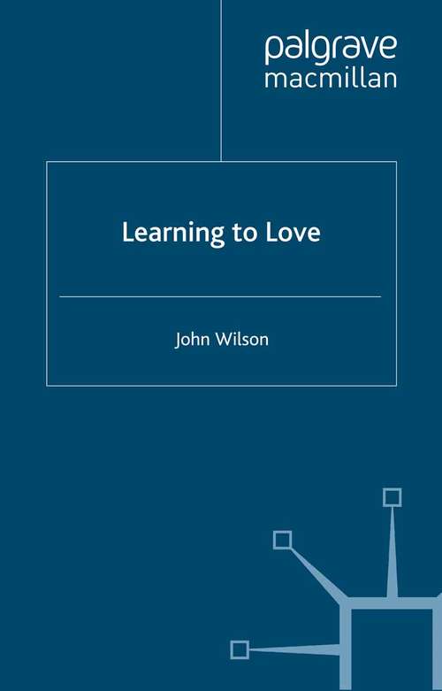 Book cover of Learning to Love (2000)