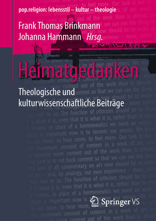 Book cover of Heimatgedanken