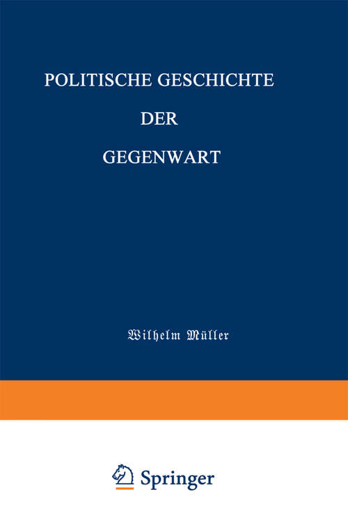 Book cover of Politische Geschichte der Gegenwart (1973)