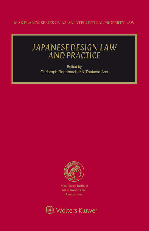 Book cover of Japanese Design Law and Practice