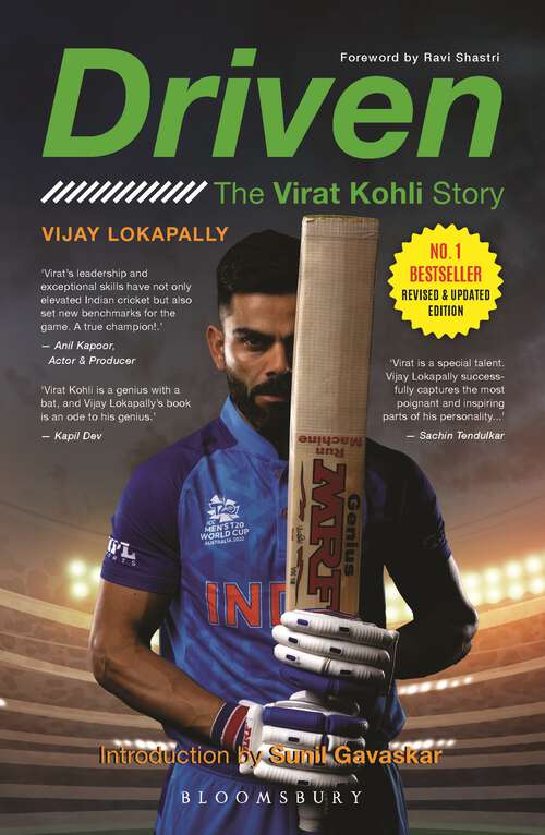 Book cover of Driven: The Virat Kohli Story(Revised and Updated World Cup Edition)
