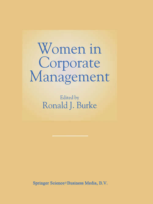 Book cover of Women in Corporate Management (1997)