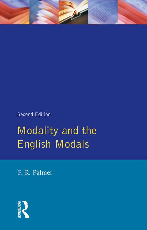 Book cover of Modality and the English Modals