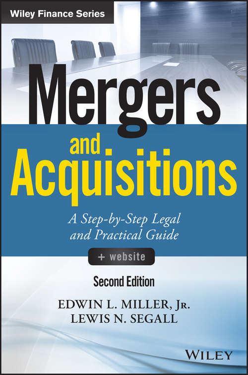 Book cover of Mergers and Acquisitions: A Step-by-Step Legal and Practical Guide (2) (Wiley Finance)