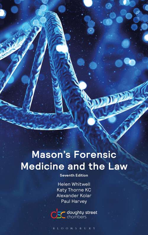 Book cover of Mason’s Forensic Medicine and the Law
