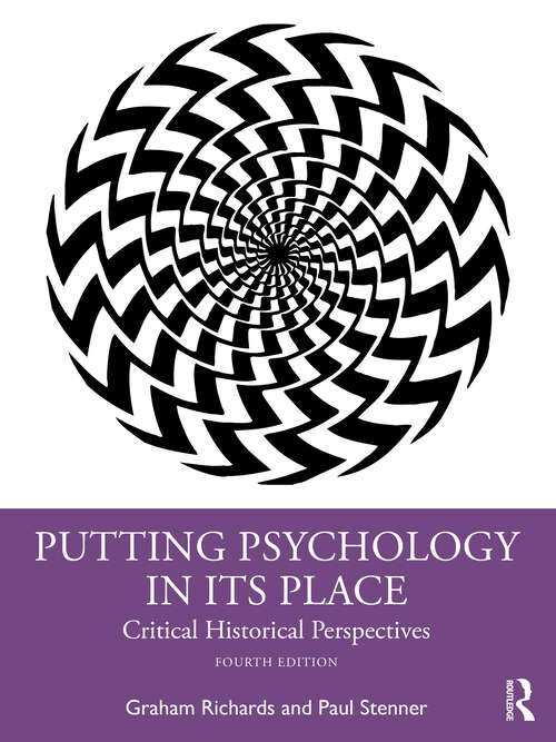 Book cover of Putting Psychology in its Place: Critical Historical Perspectives (4)