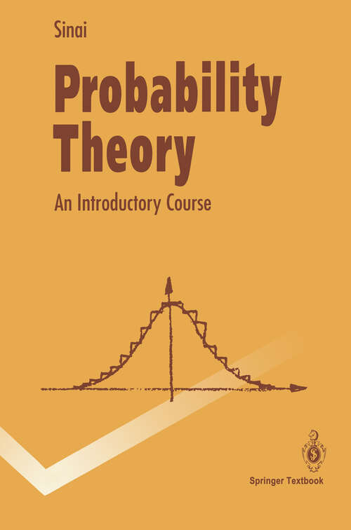 Book cover of Probability Theory: An Introductory Course (1992) (Springer Textbook)