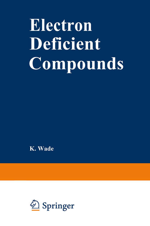 Book cover of Electron Deficient Compounds (1971) (Studies in Modern Chemistry)