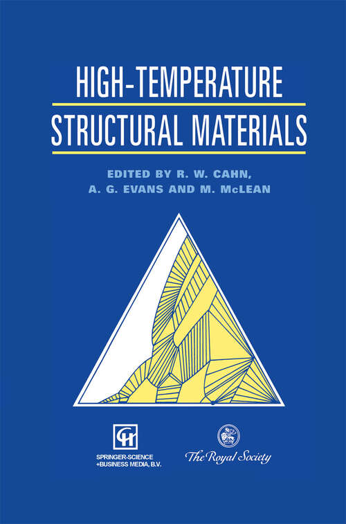 Book cover of High-temperature Structural Materials (1996)